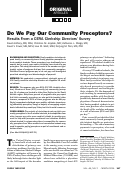 Cover page: Do we pay our community preceptors? Results from a CERA clerkship directors' survey.