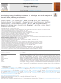 Cover page: Developing energy flexibility in clusters of buildings: A critical analysis of barriers from planning to operation