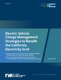 Cover page of Electric Vehicle Charge Management Strategies to Benefit the California Electricity Grid