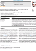 Cover page: Experimental and numerical investigation on assessing local bearing behavior of a pultruded GFRP bridge deck