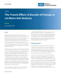 Cover page: The Transit Effect: A Decade of Change at LA Metro Rail Stations&nbsp;