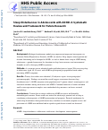 Cover page: Sleep disturbances in adolescents with ADHD: A systematic review and framework for future research