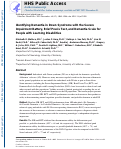 Cover page: Identifying dementia in Down syndrome with the Severe Impairment Battery, Brief Praxis Test and Dementia Scale for People with Learning Disabilities