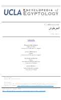 Cover page: Cartouche