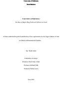 Cover page: Constraints on Diplomacy: The Rise of Right-Wing Political Cultures in Israel