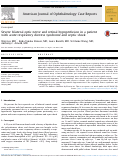 Cover page: Severe bilateral optic nerve and retinal hypoperfusion in a patient with acute respiratory distress syndrome and septic shock