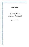 Cover page: A Step Back (and one forward)