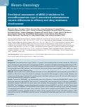 Cover page: Preclinical assessment of MEK1/2 inhibitors for neurofibromatosis type 2–associated schwannomas reveals differences in efficacy and drug resistance development
