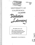 Cover page: Survey of Solvents for Uranium Extraction Without Salting Agents