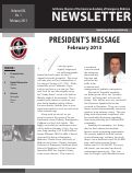 Cover page: President's Message February 2013