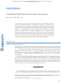 Cover page: Total Internal Reflection Fluorescence Microscopy.