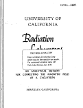 Cover page: AN ANALYTICAL METHOD FOR CORRECTING THE MAGNETIC FIELD OF A CYCLOTRON