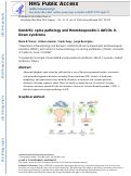 Cover page: Dendritic spine pathology and thrombospondin-1 deficits in Down syndrome