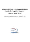 Cover page: Relational Dynamic Bayesian Networks with Locally Exchangeable Measures