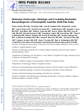 Cover page: Molecular, endoscopic, histologic, and circulating biomarker-based diagnosis of eosinophilic gastritis: Multi-site study