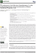 Cover page: Docosahexaenoic Acid Alleviates Trimethylamine-N-oxide-mediated Impairment of Neovascularization in Human Endothelial Progenitor Cells