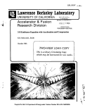 Cover page: 2-D EMITTANCE EQUATION WITH ACCELERATION AND COMPRESSION