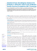 Cover page: Standard-of-Care Axicabtagene Ciloleucel for Relapsed or Refractory Large B-Cell Lymphoma: Results From the US Lymphoma CAR T Consortium.