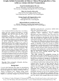 Cover page: Grapho-Syllabic Systematicity in Chinese: Chinese Pictographs Have a Non-Arbitrary relation with their Pronunciations