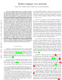 Cover page: Robust Transport Over Networks