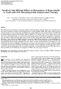 Cover page: Tenofovir Has Minimal Effect on Biomarkers of Bone Health in Youth with HIV Receiving Initial Antiretroviral Therapy