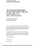 Cover page of An Assessment of Bus Rapid Transit Opportunities in the San Francisco Bay Area