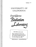 Cover page: SYSTEMATICS OF ALPHA-RADIOACTIVITY IN THE RARE EARTH REGION