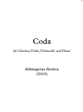 Cover page: Coda