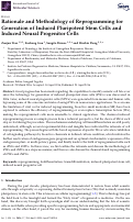 Cover page: Rationale and Methodology of Reprogramming for Generation of Induced Pluripotent Stem Cells and Induced Neural Progenitor Cells