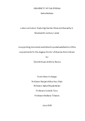 Cover page: Liebe und Leben: Exploring Gender Roles and Sexuality in Nineteenth-Century Lieder