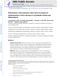 Cover page: Effectiveness of Reinduction and/or Dose Escalation of Ustekinumab in Crohn’s Disease: A Systematic Review and Meta-analysis