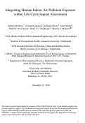 Cover page: Integrating Human Indoor Air Pollutant Exposure within Life Cycle Impact Assessment