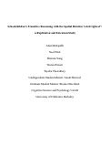 Cover page of Schoolchildren’s Transitive Reasoning with the Spatial Relation ‘is left/right of’: A Replication and Extension Study