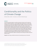 Cover page: Conditionality and the Politics of Climate Change