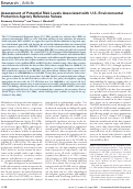 Cover page: Assessment of potential risk levels associated with U.S. Environmental Protection Agency reference values.