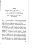 Cover page: An Ecological Model for the Emergence of Institutionalized Social Hierarchies on California's Northern Channel Islands