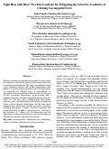 Cover page: Fight Bias with Bias? Two Interventions for Mitigating the Selective Avoidance of Clicking Uncongenial Facts