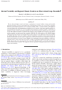 Cover page: Internal variability and regional climate trends in an Observational Large Ensemble Internal variability and regional climate trends in an Observational Large Ensemble