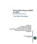 Cover page: DR Argillite Disposal R&amp;D at LBNL: Investigation of Coupled Processes and Impact of High Temperature Limits in Argillite Rock