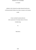 Cover page: Validation of the Shortened Vaccination Demand Questionnaire to Efficiently Identify Childhood Vaccination Acceptance and Hesitancy in DRC