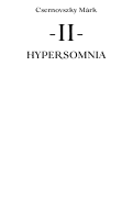 Cover page: Hypersomnia