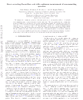 Cover page of Error-correcting Bacon-Shor code with continuous measurement of noncommuting operators