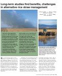 Cover page: Long-term studies find benefits, challenges in alternative rice straw management