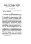 Cover page: Deliberate Release of Genetically Altered Frost Inhibiting Bacteria: Judicial Intervention in the Genetic Age