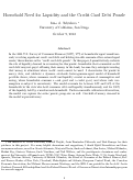 Cover page: Household Need for Liquidity and the Credit Card Debt Puzzle