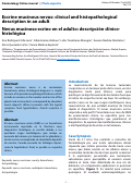 Cover page: Eccrine mucinous nevus: clinical and histopathological description in an adult Nevus mucinoso ecrino en el adulto: descripción clínicohistológica