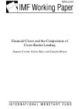 Cover page: Financial Crises and the Composition of Cross-Border Lending