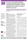 Cover page: Genome-wide profiling identifies associations between lupus nephritis and differential methylation of genes regulating tissue hypoxia and type 1 interferon responses