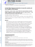 Cover page: Incident major depressive episodes increase the severity and risk of apathy in HIV infection