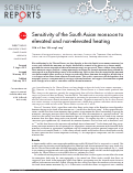 Cover page: Sensitivity of the South Asian monsoon to elevated and non-elevated heating